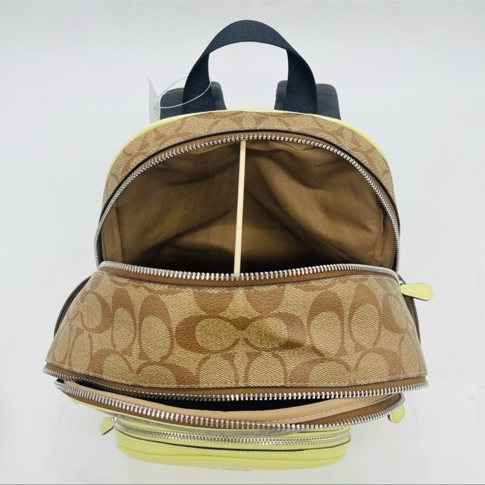 Coach Court Backpack in Signature Canvas - Picture 10 of 12